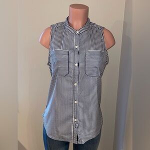 Bridge and Burn Striped Sleeveless Top - Medium
